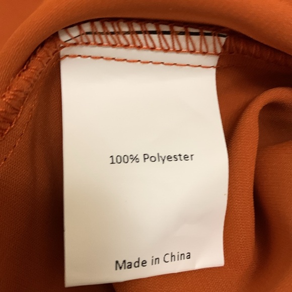 Beautiful rust color blouse, perfect for fall, brand new. - Picture 7 of 8
